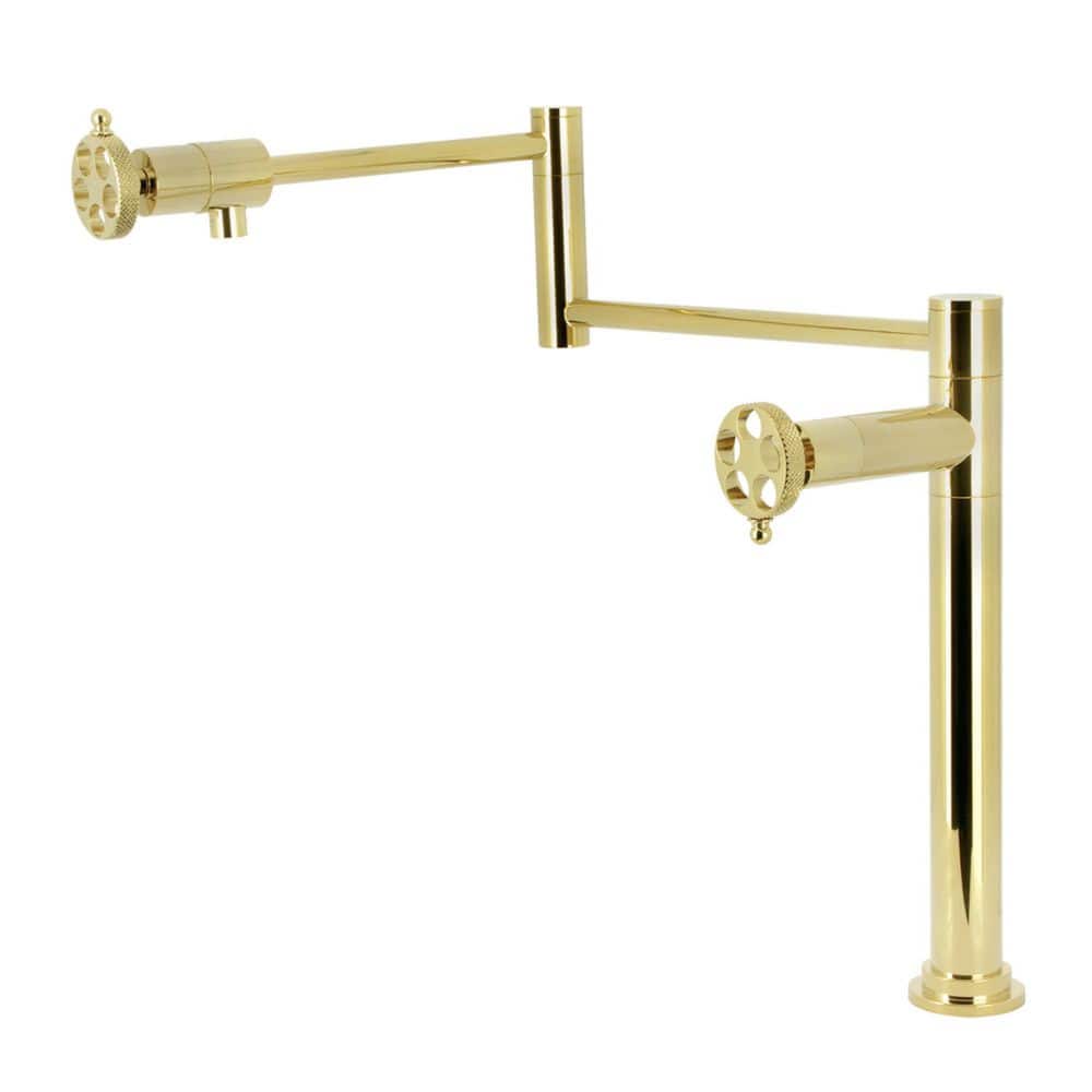 Webb Deck Mount Pot Filler in Polished Brass price history on PriceWatchPro