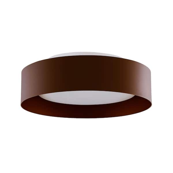Bromi Design Lynch 15.75 in. 3-Light Brown Ceiling Light