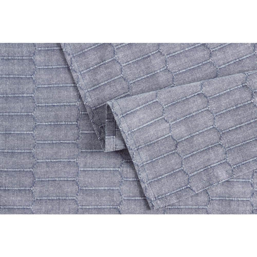 Gray Cotton Blend Rectangular Tablecloth, 60"x120"