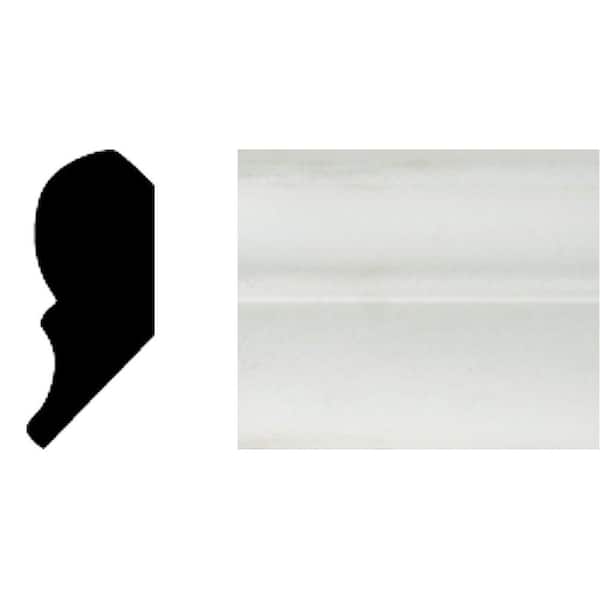 9/16 in. D x 1-3/4 in. W x 96 in. L Primed White Pine Finger-Joint Bed Moulding