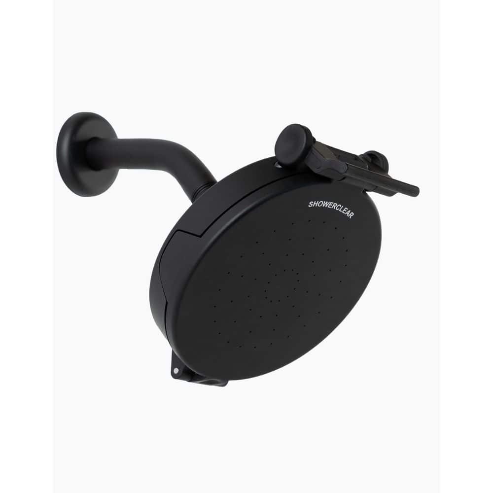 1-Spray Pattern with 1.8/2.5 GPM 5.5 in. Wall Mount Fixed Shower Head in Ma