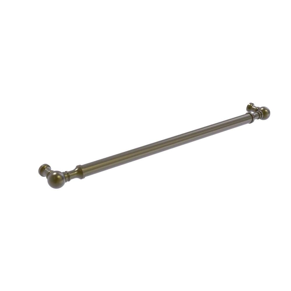 Satin Nickel Allied Brass 402G-RP-SN 18 Inch Refrigerator Pull with Groovy Accents 