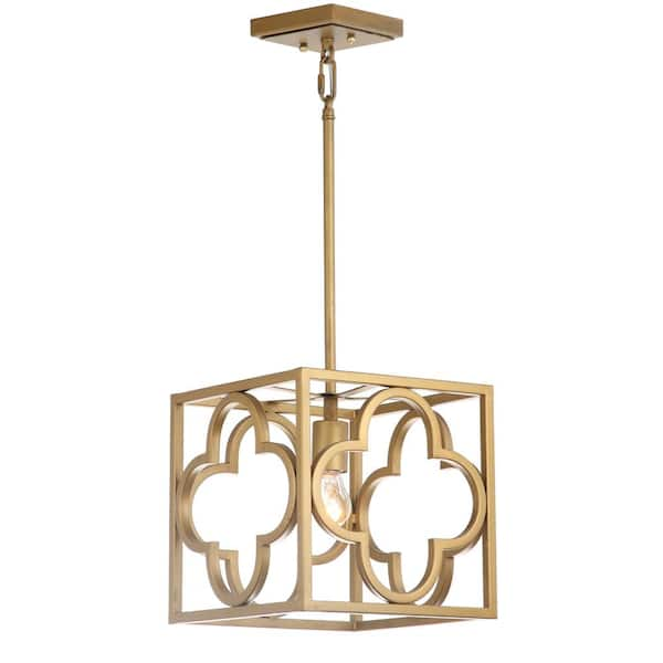 Quatrefoil shop pendant light