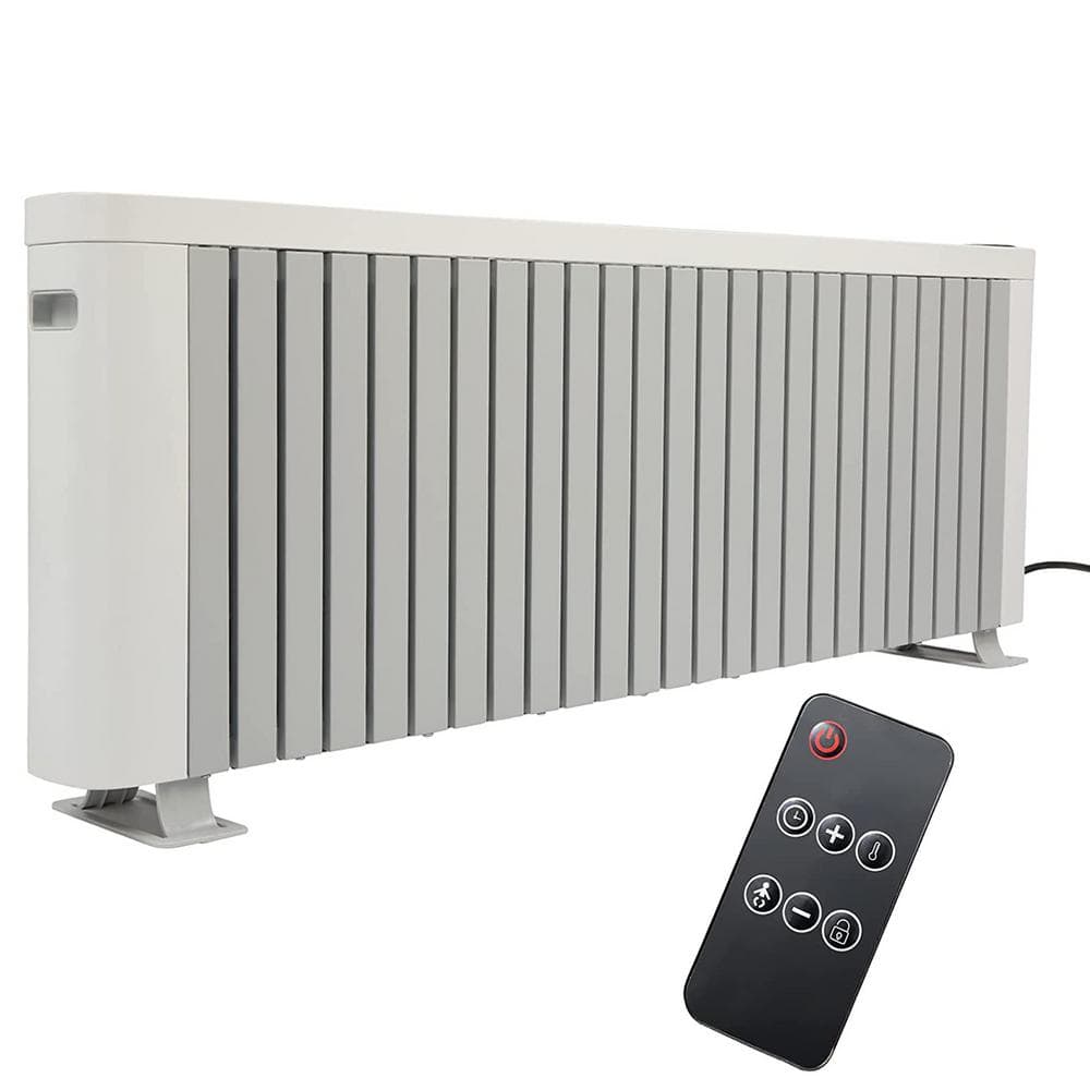 43.3 in. 1500-Watt Efficient Baseboard Electric Heater, Silent Convection H