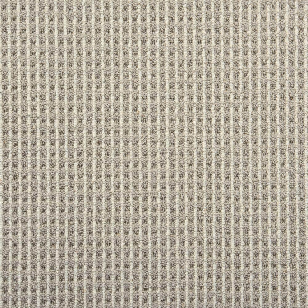 6 in. x 6 in. Loop Carpet Sample - Shenadoah Stripe - Color Silt/Ivory price history on PriceWatchPro
