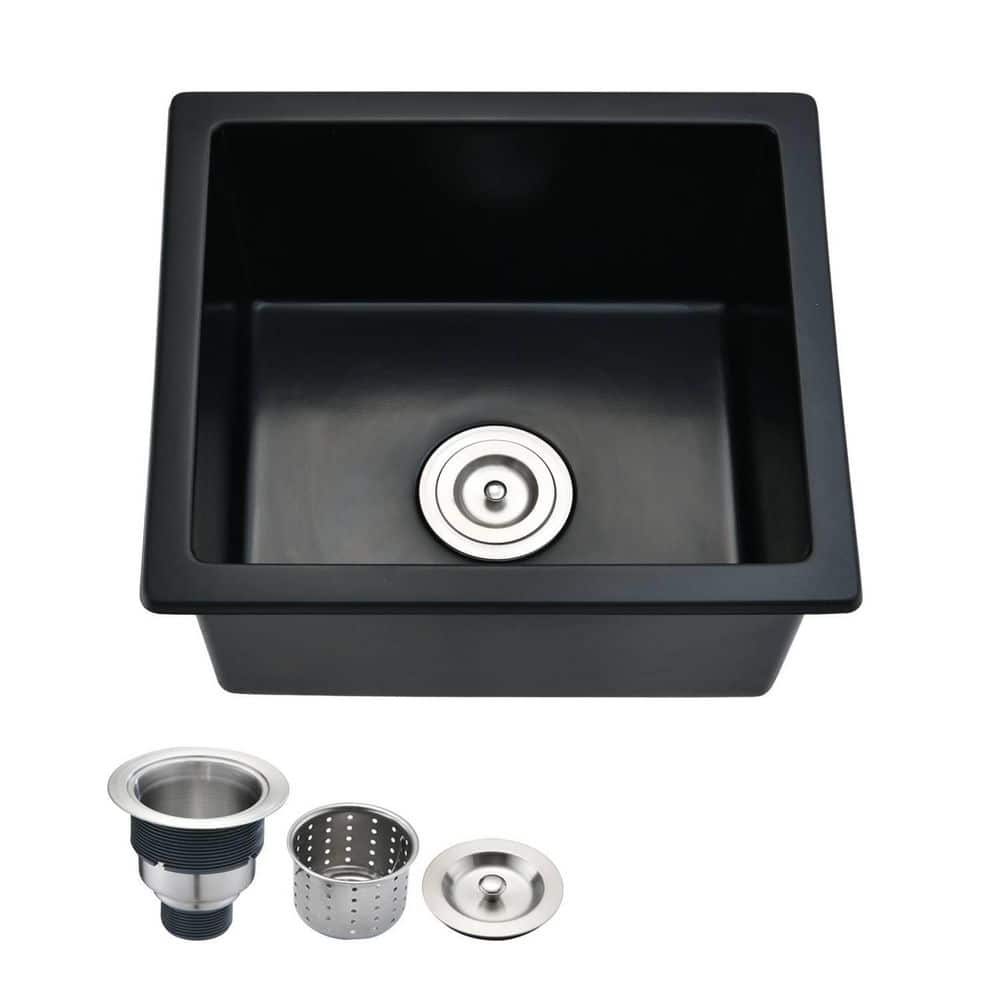 Quartz Black Undermount Granite Kitchen Sink Protector Mats