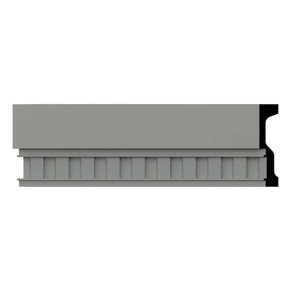 5.125 in. D x 5.125 in. W x 94.5 in. L Primed Polyurethane Panel Moulding