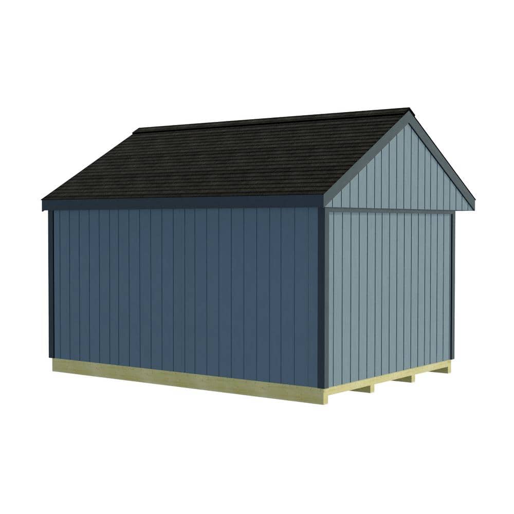 Northwood 10' x 14' Brown Wood Storage Shed Kit with Windows