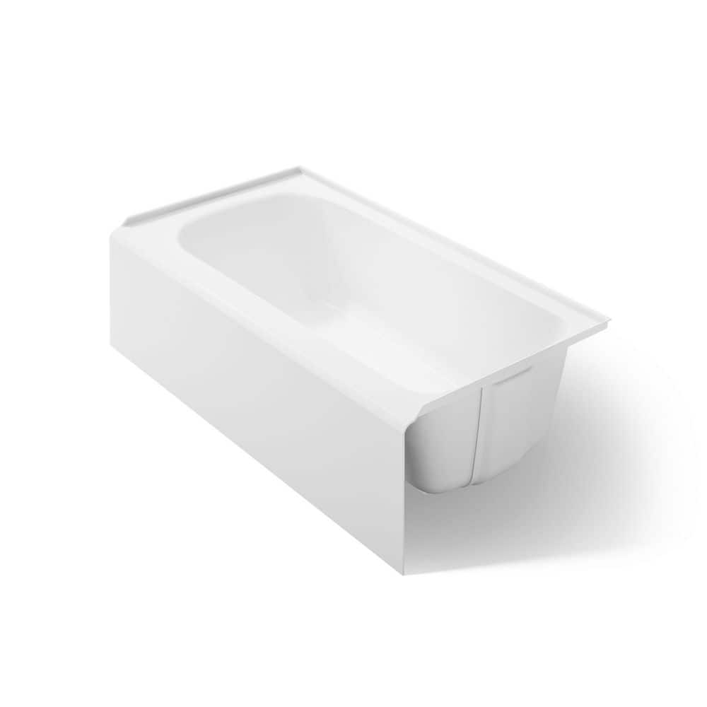KOHLER Paces 60 in. x 32 in. Acrylic Alcove Deep Soaking Bathtub