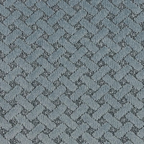 Home Decorators Collection 8 in. x 8 in. Pattern Carpet Sample - Sharp Perception -Color Regal