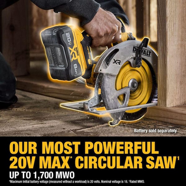 DEWALT 20-Volt MAX 7-1/4 Cordless Circular Saw (Tool Only