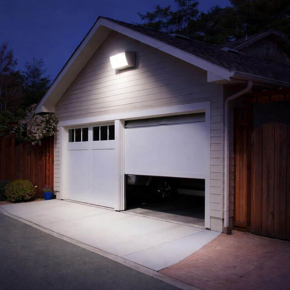 BeamBox 80-Watt Equivalent Standard 10000 Lumen Gray Integrated