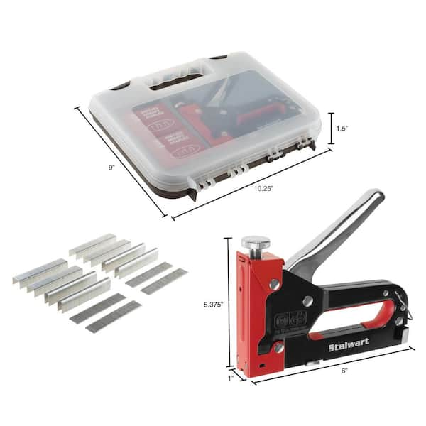 Staple Gun for Wood Heavy Duty - TREK TOOLBOX 3 Functions in 1 Upholstery  Staple Gun - Fabric Paper Wall & Wire Stapler - Staple Gun for Crafts 