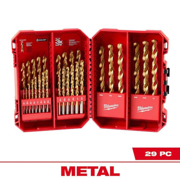 Titanium Drill Bit Set (29-Piece)