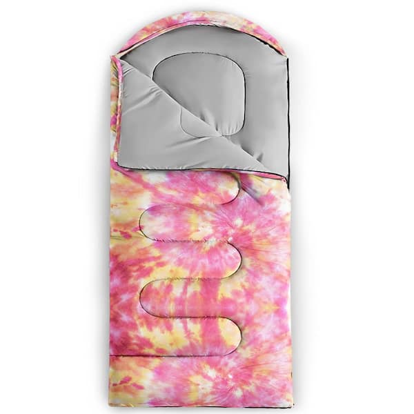 LOKWT Pink Tie Dyed Spiral Swirl Printed 3 Season Waterproof