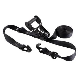 1.25 in. x 16 ft. 1000 lbs. Keeper Combat Ratchet Tie Down Strap (2-Pack)