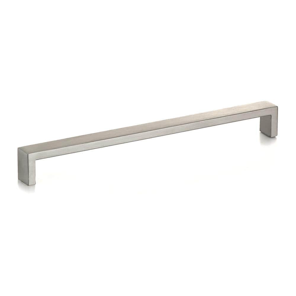 Williamsburg Collection 10-1/8 in. (257 mm) Modern Brushed Stainless Steel Rectangular Cabinet Bar Pull price history on PriceWatchPro