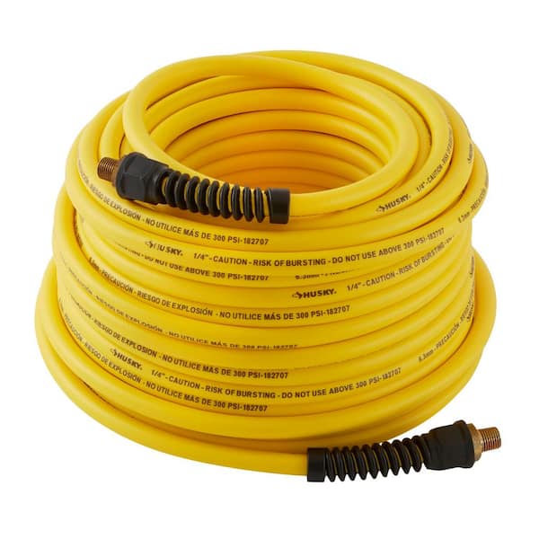 Husky 1/4 in. x 50 ft. Poly Air Hose AB-12-1 - The Home Depot