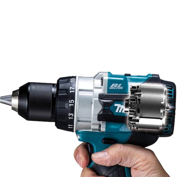 Makita 18V Lithium-Ion Brushless 1/2 in. Cordless Driver (Tool XFD14Z - The Home Depot