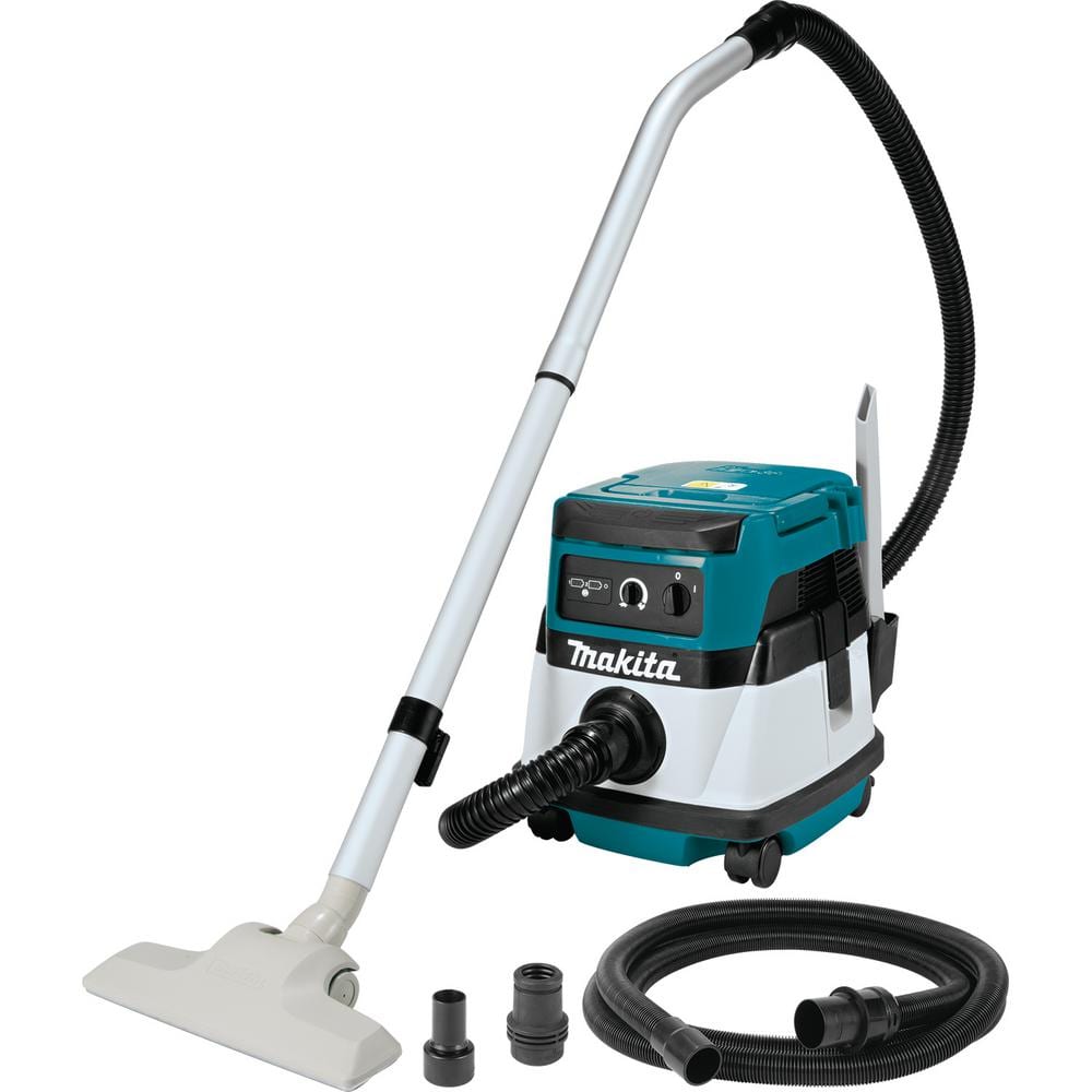 Makita 18V X2 LXT Lithium-Ion (36V) Cordless/Corded 2.1 Gal. Dry Vacuum (Tool  Only) XCV04Z The Home Depot