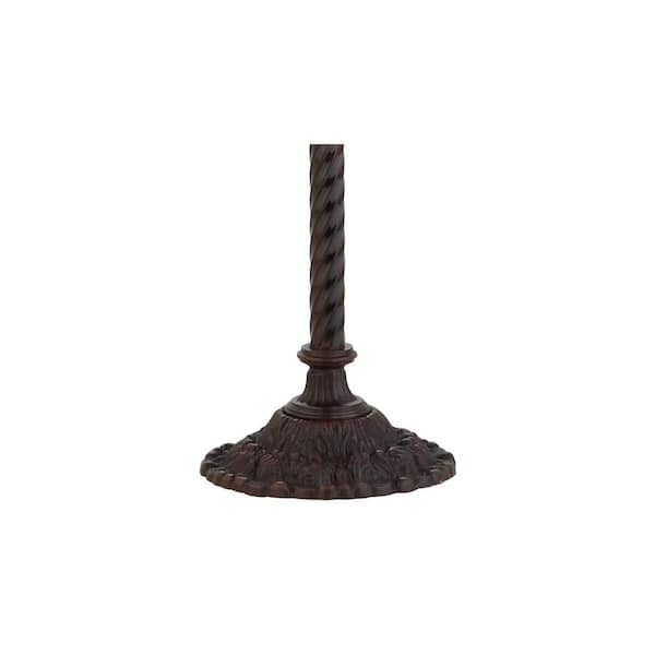 JONATHAN Y Moore Tiffany-Style 68.57 in. Bronze Torchiere JONATHAN Y Moore Tiffany-Style 68.57 in. Bronze Torchiere