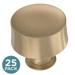 Drum 1-1/4 in. (32 mm) Champagne Bronze Round Cabinet Knob (25-Pack)