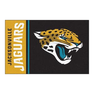 NFL - Jacksonville Jaguars Black Uniform Inspired 2 ft. x 3 ft. Area Rug