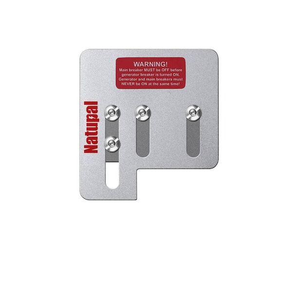 Generator Interlock Kit Compatible, Homeline 150 or 200 Amp Panels, 1-3/8 in. Spacing Between Main Generator Breaker