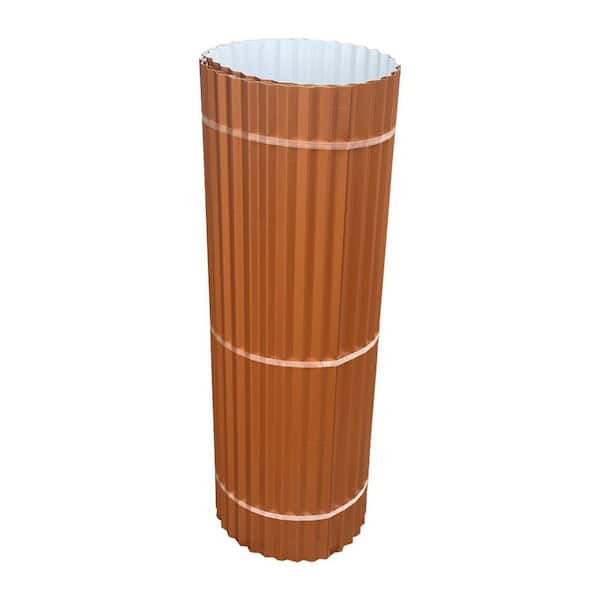 Corrugated Metal Colorado Metallic Copper 10 ft. x 3 ft. Steel Nail up Wainscoting Rolls (30 Sq. Ft. )