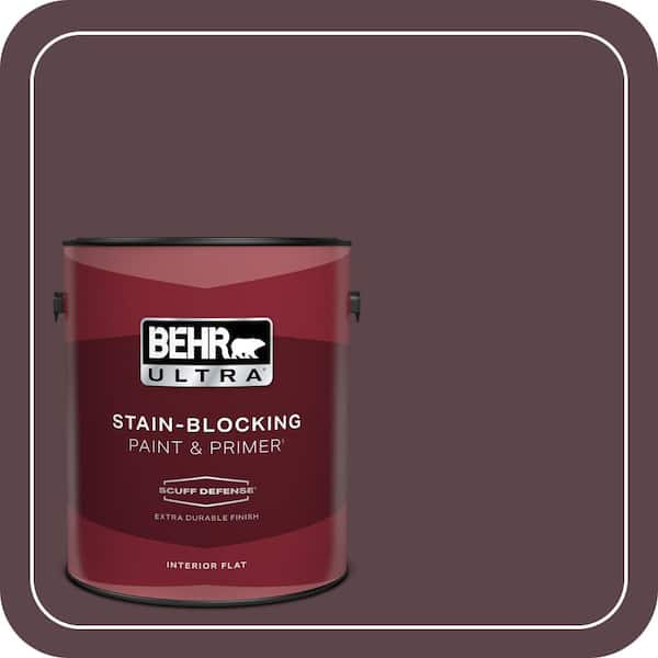 BEHR ULTRA 1 gal. Home Decorators Collection #HDC-CL-07 Dark Berry Extra Durable Flat Interior Paint & Primer