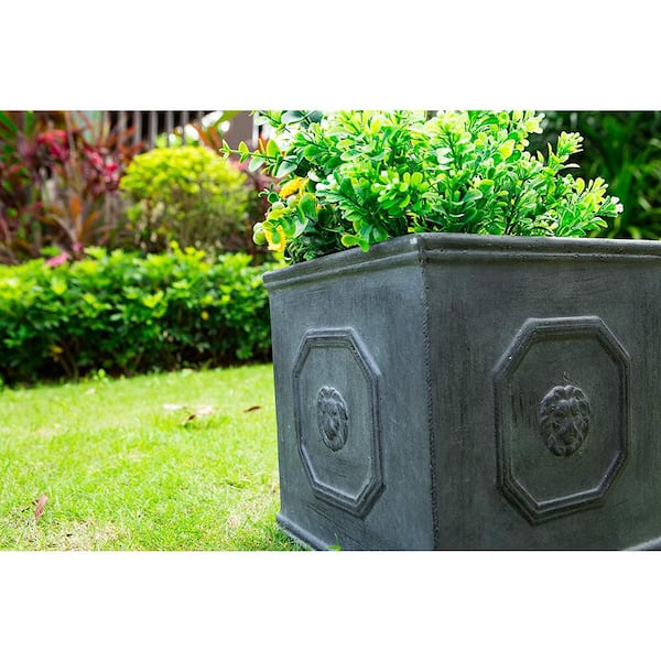 Vintage Cast Stone Planters, Set of 3 - New England Garden Company