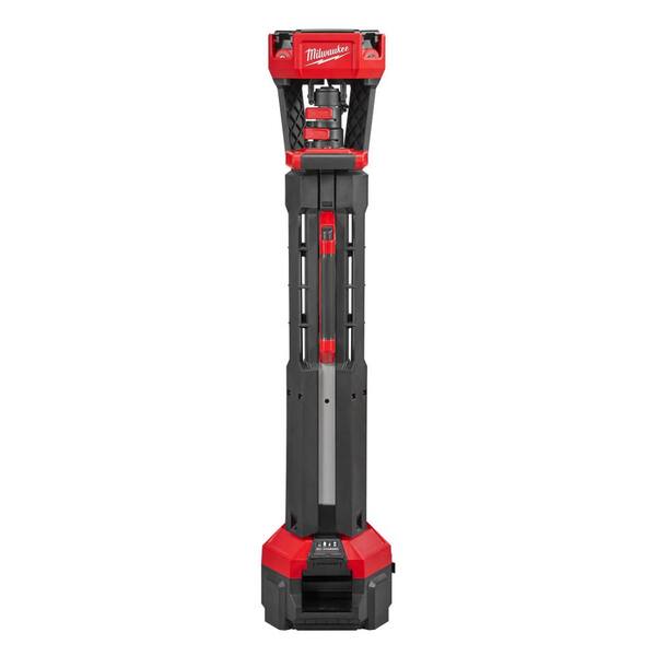 Milwaukee - M18 18-Volt Lithium-Ion Cordless 3000-Lumen ROCKET LED Stand Work Light & Charger (Tool-Only)