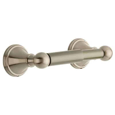 Moen Lindor Brushed Nickel Wall Mount Pivot Toilet Paper Holder in the Toilet  Paper Holders department at