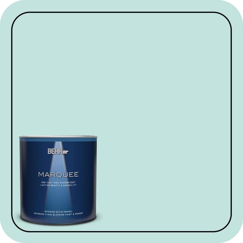 1 qt. #M450-2 Tidewater Satin Enamel Interior Paint & Primer price history on PriceWatchPro