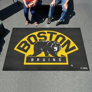 Boston Bruins Black 5 ft. x 8 ft. Ulti-Mat Area Rug
