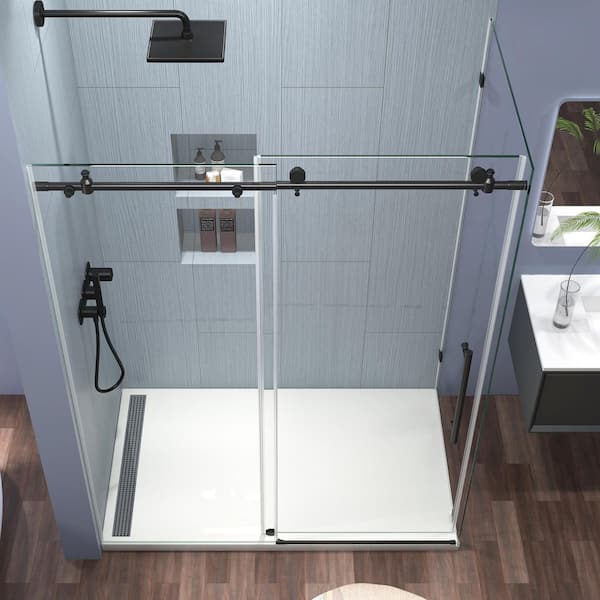 CHAIVUTRUAMRUDEEKOOL 【DIMENTIONOFCOLOUR】 Zeafive 56 to 60 in. W x 58 in. H Double Sliding Tub Door in