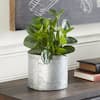 Litton Lane 13 in. H Indoor Outdoor Eucalyptus Artificial Plant with Realistic Leaves and Black Round Pot 88296