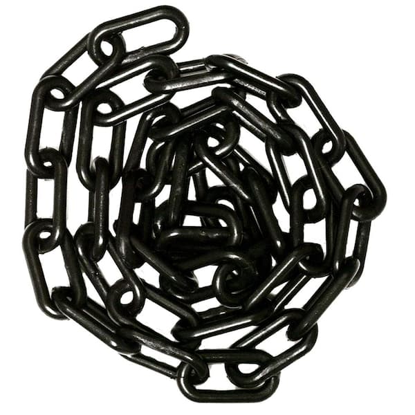 Mr. Chain Plastic Chain Barrier, 2x10'L, Black