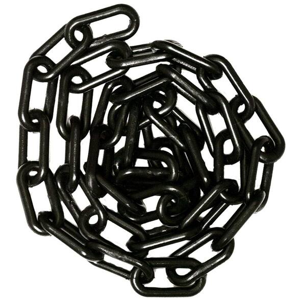 Mr. Chain 2 in. (#8, 51 mm) x 10 ft. Black Plastic Chain 50003-10 - The  Home Depot