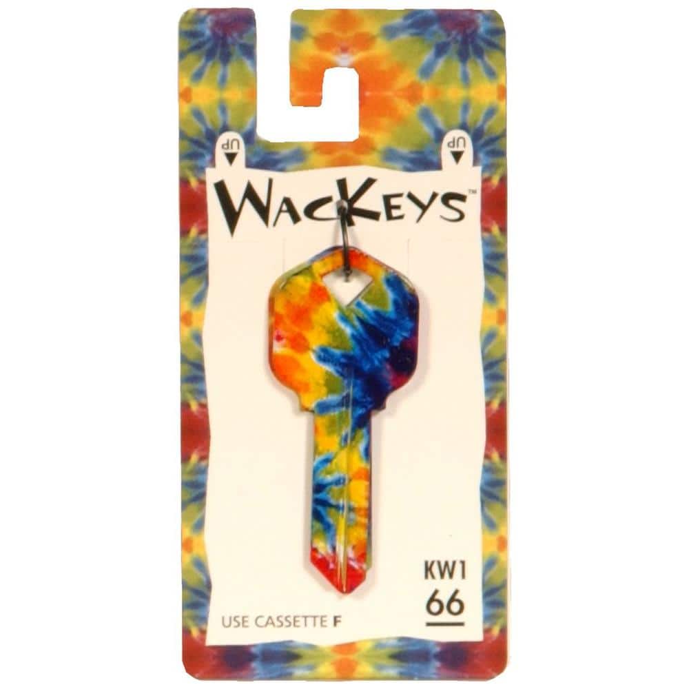 Hillman Wackey Tie-Dyed House/Office Universal Key Blank Single
