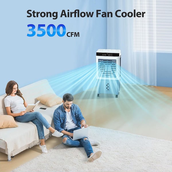 Lifeplus 3300 CFM 3 Speed Portable Evaporative Air Cooler Fan