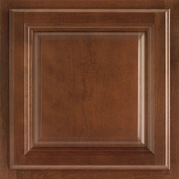 American Woodmark Portland 12 7/8 x 13 in. Cabinet Door Sample in Spice