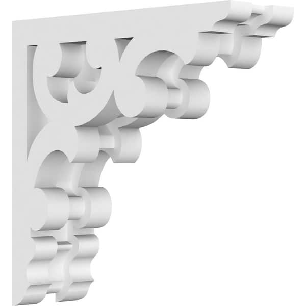 Ekena Millwork 1-7/8 in. x 6 in. x 6 in. PVC Vienna Corbel