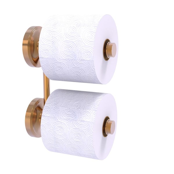 Allied Brass Prestige Regal Collection 2 Roll Reserve Roll Toilet Paper Holder in Brushed Bronze