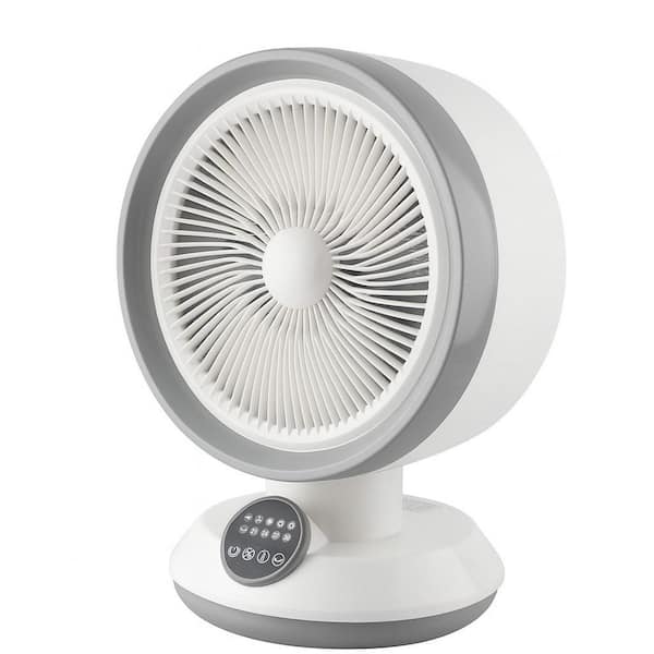 1500W Electric 2-in-1 Heater Fan Combo Portable Space Heater with Adjustable Thermostat and Oscillating Function