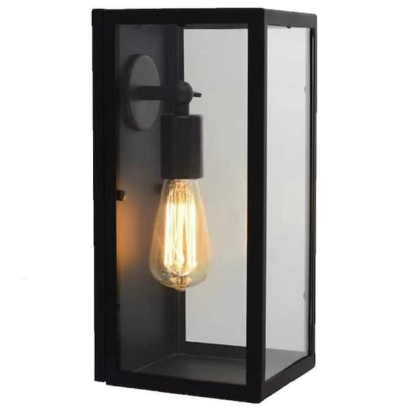 mieres Yeekar 1-Light Black Wall Sconce