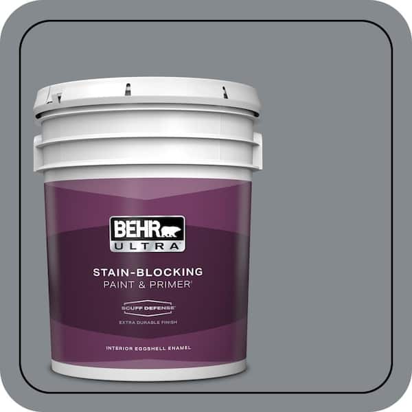 BEHR ULTRA 5 gal. #PPU26-21 Overcast Extra Durable Eggshell Enamel Interior Paint & Primer