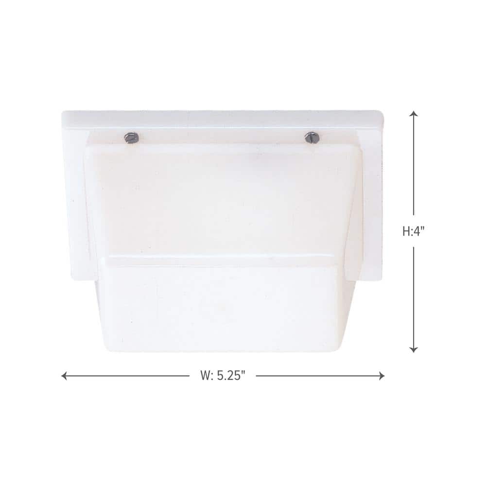 Bronze Montclair Mission 1-Light Outdoor Flush Mount with Iridescent Tiffany Glass