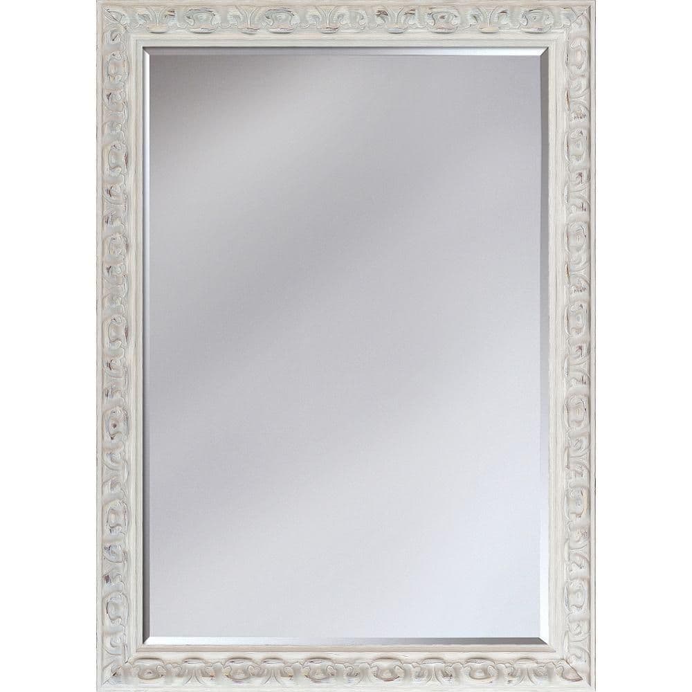 La Pastiche 26 in. W x 36 in. H Rectangle Wood Versailles King Framed Gold Decorative Mirror