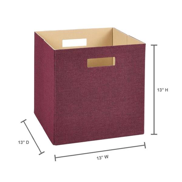 Foldable Cube Storage Bins 13''x13 '' 3-Pack 